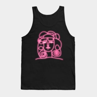 Picasso Woman face Tank Top